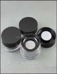 Beauty Items Loose Powder Container With Elastic Screen Mesh Net Black Cap Sifter Jar Box Cosmetic Case F22731830215