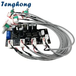 Amplifier Tenghong NE5532 Operational Amplifier Tone Board Treble Bass Midrange Adjustment Board Dual Power Supply HIFI Preamplifier DIY