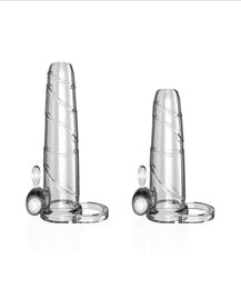 151204 Silicone Adjustable Cock Ring Adult Sex Toys for Men Penis Sleeve Sex Products Cockring Juguetes Penis Extension Anillo Vib8778607