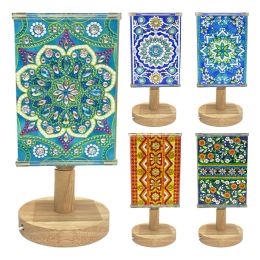 Stitch Special Shaped Crystal Drawing Lighting Decorative Mandala Crystal Drawing Kit Bedside Night Light Diamond Drawing Bedside Lamp