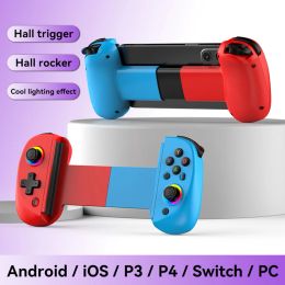 Mice D8 RGB Tablet Controller Wireless Handle For Switch Game Console Bluetooth Stretching Joystick For P3 P4 Android IOS Gamepad