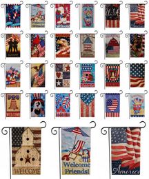 American Garden Flag USA Independence Day Flag US Series Pattern Flags Independence Day Party Home Garden Lawn Decor6943212
