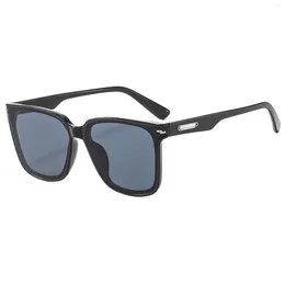 Sunglasses Street Style One Piece UV Protections Ultralight Comfort Larg Shades For Streetwear Taking Pos