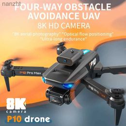 Drones P10 drone equipped with high-definition camera and WiFi FPV high-definition dual folding RC four helicopter altitude maintenance device WX