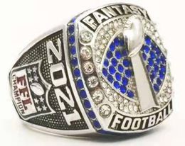 Personal collection 2021 Fantasy Football Nation Championship Ring with Collector039s Display Case2587933