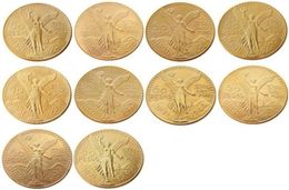 High Quality 19211947 10pcs Mexico Gold 50 Peso Coin copy coin1370976