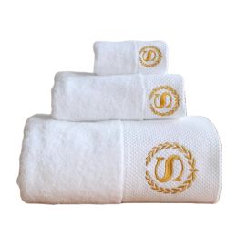 Towels AHSNME 80x160cm white cotton bath towels Hotel SPA club sauna beauty salon free custom LOGO its name