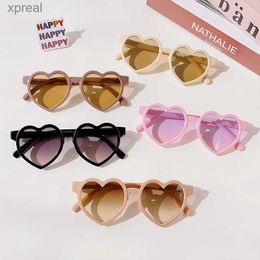 Sunglasses 2023 New Kids Cartoon Heart Sunflower Fruit Rabbit Ears Sunglasses Girls Boy Children Outdoor Round Polarized UV400 Sun Glasses WX