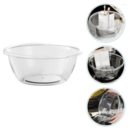 Bath Accessory Set Plastic Tub Transparent Washbasin Salon Washing Medium Kitchen Storage Bowl Tubs Baby