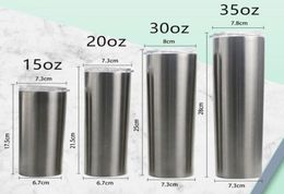 skinny tumbler 20oz 30oz stainless steel slim tumbler double wall vacuum insulated straight tumblers6430416