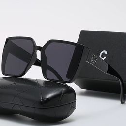 mens women designer sunglasses luxury Channel glasses Fashion eyewear Diamond Square Sunshade Crystal Shape Sun Full Package Glasses lu 248Q