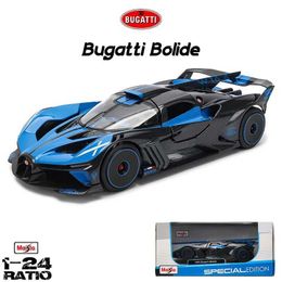 Diecast Model Cars Maisto 1 24 Bugatti Bolide simulation alloy car model crafts Decorative collectibles Toy giftsL2405