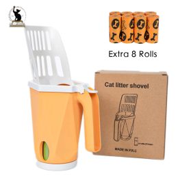 Housebreaking Selfcleaning Cat Litter Scoop Pets Poop Sand Clean Artifact Tool Cat Sand Litter Box Shovel Kitty Toilet Sandboxes Shovel Bags