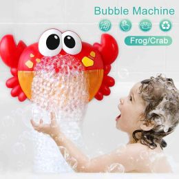 Blocks Bubble Hine Baby Bath Toys Crabs Bubble Maker Swimming Bathtub Soap Hine Toys for Children with Music Water Toys for Baby