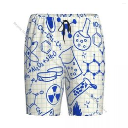 Men's Sleepwear Summer Shorts Pyjamas For Men Doodles Pattern Loose Soft Short Pyjama Pants