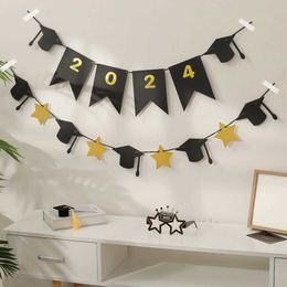 Banner Flags 2024 graduation season school decoration flag party banner