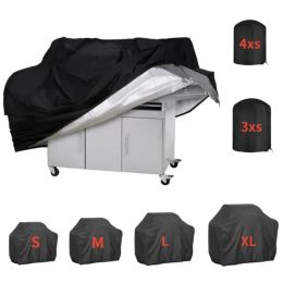 Grills BBQ Cover AntiDust Waterproof Heavy Duty Grill Cover Rain Protective Round Rectangle Outdoor Barbecue Cover Accessories