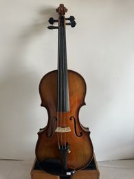 Master 4/4 violin Maggini model flamed maple back spruce top nice handcraft 3915