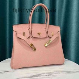 fashion Handbag Bags Designer Handbag 2024 Berkkins Leather Platinum Bag Classic 30cm Leather One Shoulder Messenger Handbag 5A42