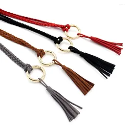 Belts Korean Knotted Wais Chain Classic Style Retro Waist Decorations Accessories Skirt Trendy Tassels Cotton Rope Student