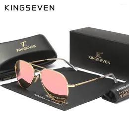 Sunglasses KINGSEVEN Brand Men Polarized UV400 Mirror Male Sun Glasses Women For Fishing Driving