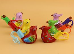 Vintage Style Handmade Ceramic Water Bird Whistle Clay Song Chirps Birds Christmas Party Gift wen50294782056