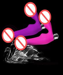 Sex toy massagers Strapless Strapon Anal Plug Vibrator Prostate Massager Lesbian Strap On Dong Penis Sex Products for Women7078943