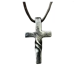 Chains Necklace For Women Girls Stainless Steel Cross Pendant Men And Gifts Her Birth Flower Necklaces