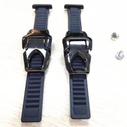 Accessories 2 sets iron head inline speed skates shoes ankle belt tape speed patines girdle ribbon fixed band with screws