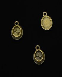 150pcs Zinc Alloy Charms Antique Bronze Plated dog bowl bone Charms for Jewellery Making DIY Handmade Pendants 1510mm6151910