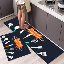 Carpets Washable Kitchen Mat For Floor Tableware Pattern Bathroom Entrance Doormat Hallway Balcony Carpet Bedroom Living Room Area Rug