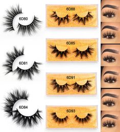 5D 6D Mink Eyelashes Natural False Eyelashes Lashes Soft Fake Eyelashes Extension Makeup Cruelty Mink Lashes 6D Series1370553