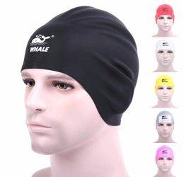 Cover Ears Swim Caps for Adult Women Men Girl Youth Long HairFlexible and Ear Waterproof100 Silicone Breathable Swim Cap Makes 5010318