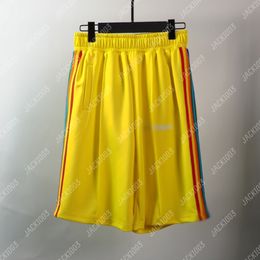 Palm PA 2024ss Summer Casual Men Women Rainbow Stripes Boardshorts Breathable Beach Shorts Comfortable Fitness Basketball Sports Short Pants 4507 Angels JAD