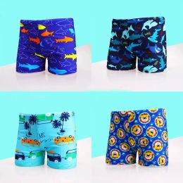 Swimwear Kids Cartoon Print Swimwear New Swimsuit Baby Boy Pool Shorts Swim Trunk Beach Short for Toddler Children Swimming Clothes