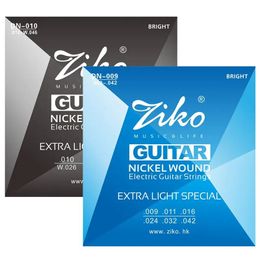 Electric Guitar Strings 009 010 Nickel Wound Strings Electric Guitar Parts Stringed Instruments