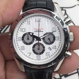 Designer Watch reloj watches AAA Quartz Watch Oujia Haima Six Needle Rose White Belt Japanese Movement Quartz Watch Kl001 Stone