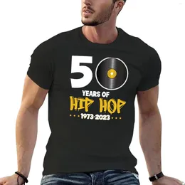 Men's Polos 50 Years Of Hip Hop Music Anniversary T-Shirt Tops Blouse Mens Workout Shirts