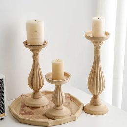 Holders Wood Candlesticks for Candles & Holders Modern Candle Holder Nordic Wedding Table Decoration Christmas Home Decor Centerpiece