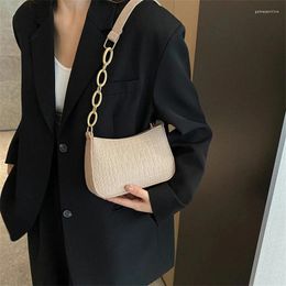 Totes Fashion Armpit Bag Women Soft Unlined Cloth Handbags Ladies Niche Design One Shoulder Advanced Texture Saddle