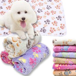 Cat Beds Furniture Hot Warm Pet Fleece Blanket Bed Mat Pad Cover Cushion for Dog Cat Puppy Animal Winter Supplies