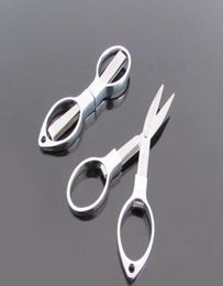 Foldable Fishing Scissors Small Scissors Fishing Line Cutter Tools Outdoor Travel Stainless Steel Collapsible Portable Scissors fo2058574