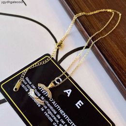 Boutique Designer Love Gift Necklaces Brand Luxury Jewelry 18K Gold Plated Charm Pendant Necklace Classic Design Original Brand Necklace