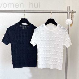 Women's T-Shirt designer 24 Spring/Summer New Product Small Fragrant Wind 3D Bow Short Sleeve T-shirt Top for Women WWXA