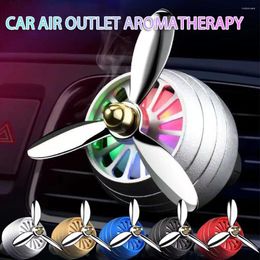 Mini Air Conditioning Perfume Clip LED Light Car Outlet Freshener Fresh Accessories Q4R4
