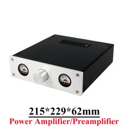 Amplifier 215*229*62mm All Aluminium Headphone Amplifier Chassis Preamplifier Case Power Supply Enclosure Vu Metre Diy Audio Accessories