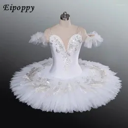 Stage Wear Children's Ballet Dance Costume Little Swan Suspenders Puff Gauze Skirt Girls' Performance Tutu