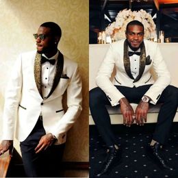 Shawl Custom Groom Tuxedos Made Men Blazer Lapel Slim Fit Bridegroom Formal Wear Prom Suits Single Jacket
