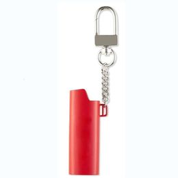 Top Selling Standard J6 Lighter Case Holder Sleeve Metal Lighter Cover With Necklace