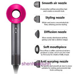 Hair dryer 5 in 1 Professional negative ion leafless hair care dryer to reduce frizzy hair Powerful hot and cold air constant temperature hair salon hair dryer Z54I